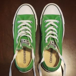 Green Converse All Stars